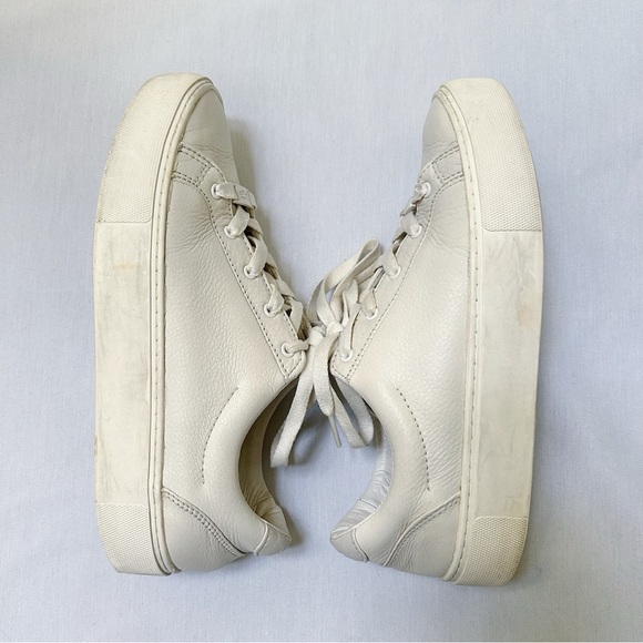 UGG Zilo Leather Sneakers White Women’s 7.5 - Picture 4 of 9
